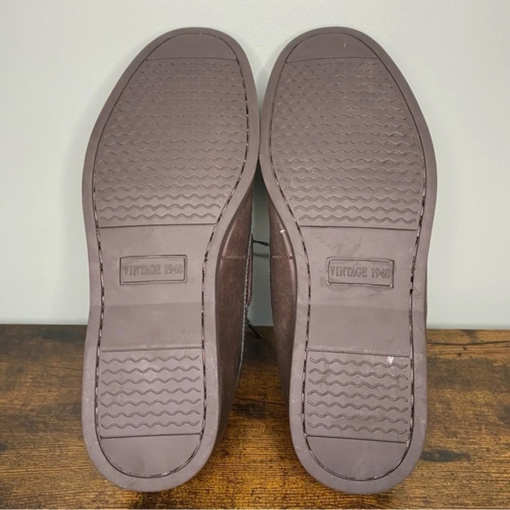 Weatherproof Vintage Men's Benny Boat Shoes‎ Dark Brown 11M New